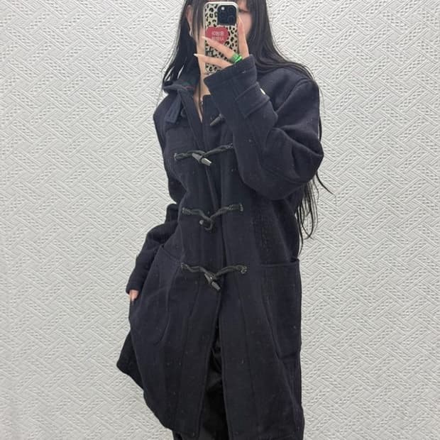 폴로 랄프로렌 폭닥 캐주얼 모직 더플 떡볶이 코트 M C08498