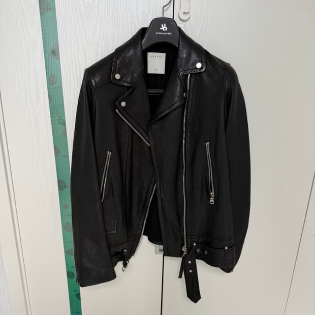 [상태최상] 산드로 양가죽 가죽자켓 43호 (정가 99만) 