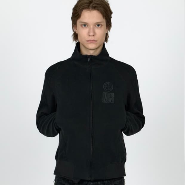 MPa CONTRAST ZIPPED JACKET (BLACK) m