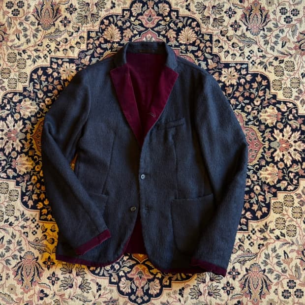 KOLOR 컬러 모헤어 자켓 슬림100