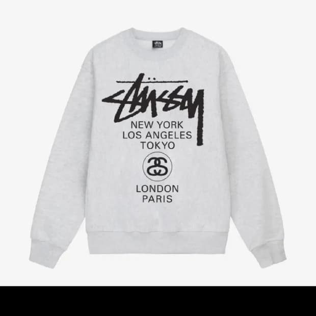 정픔)스투시 월드투어맨투맨 L새상품미개봉