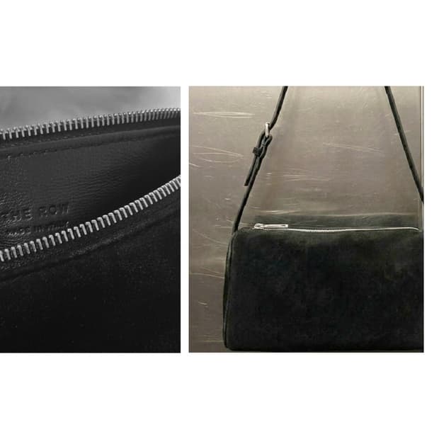 더 로우 숄더 스웨이드 미니백