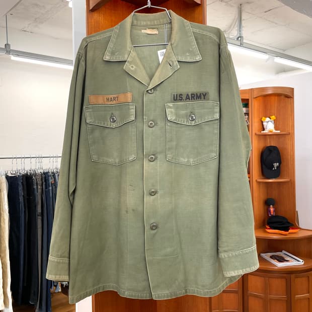 70s US ARMY 퍼티그 셔츠