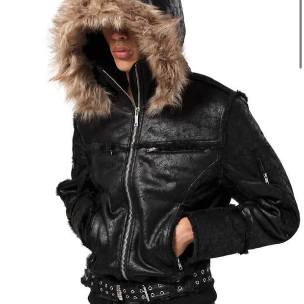 racer worldwide 퍼자켓 블랙 L