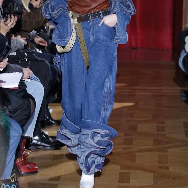 와이프로젝트 와이어 데님 팬츠