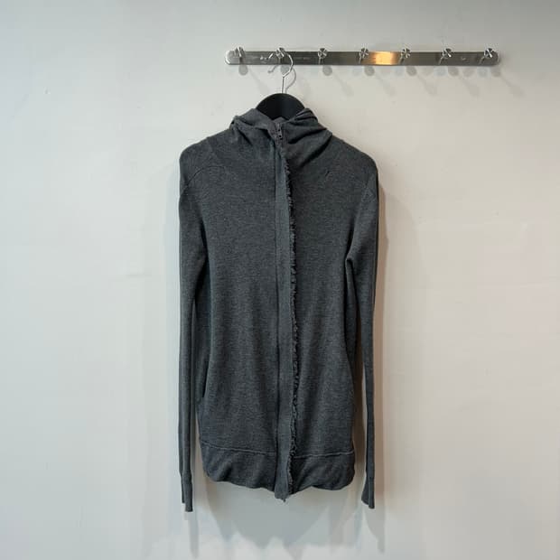 그런지 루즈핏 후드집업