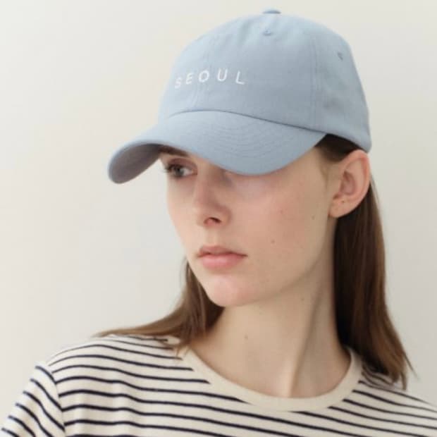 로서울모자 베이지 , 블루 