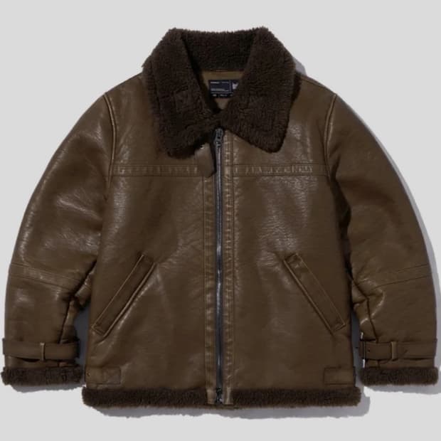 브라운브레스 무스탕자켓 L