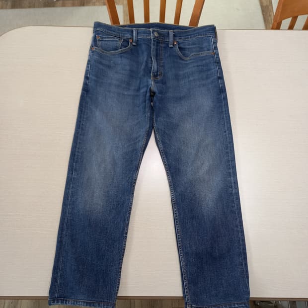 34 리바이스502 워싱 스판 슬림일자진 34-539