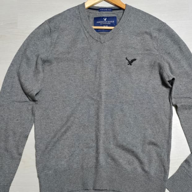 아메리칸이글 울함유 빈티지핏 니트