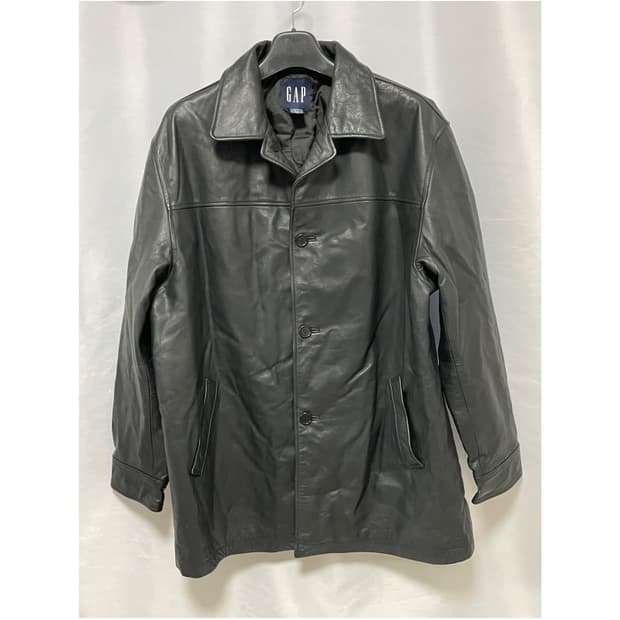 [D.O Archives] 90s 올드갭 레더 카코트 블랙(XL)