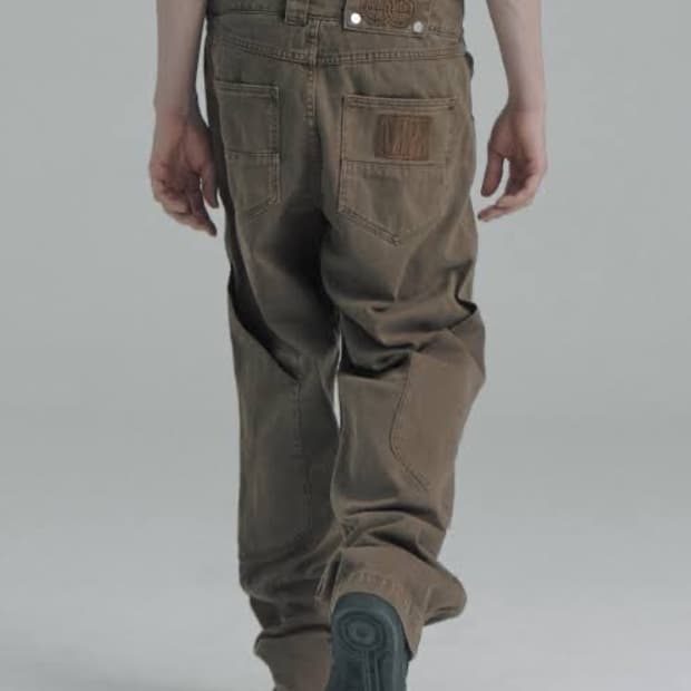 MPa CALF POCKET PANTS (BROWN)