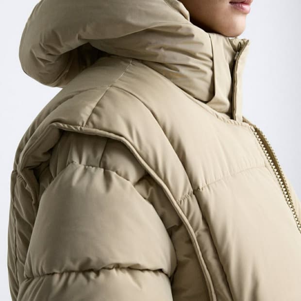 자라 디테처블 베스트 패딩점퍼 XL