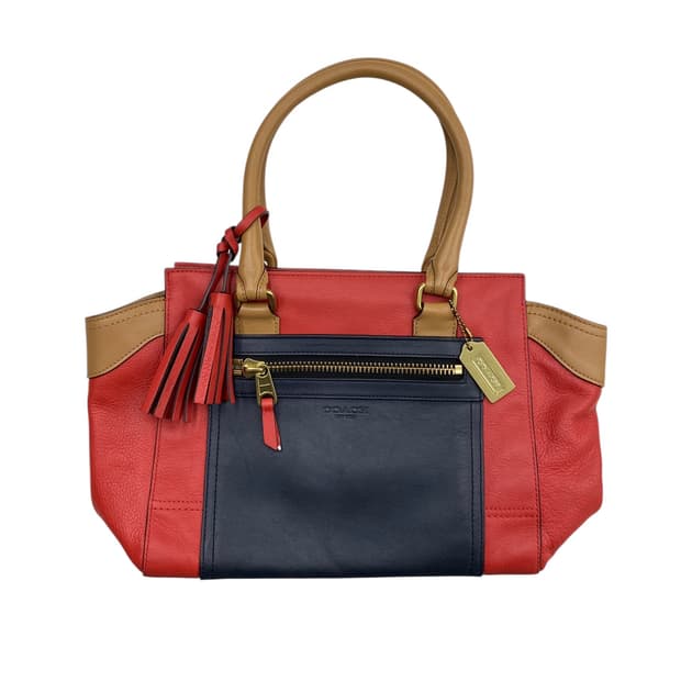 코치 와투케 쓰리컬러 숄더백