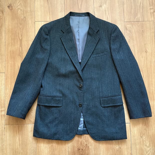 제이프레스 헤링본 3버튼 자켓