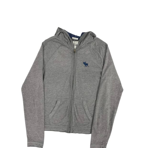 아베크롬비 그레이 후드집업