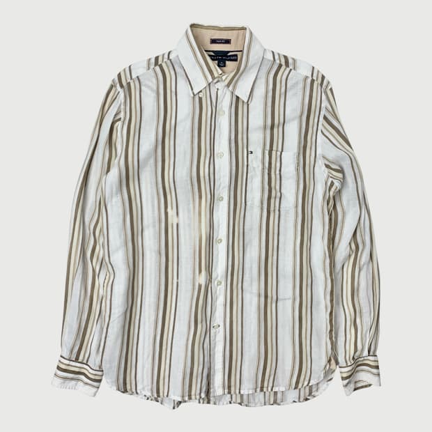 [M/정품] 타미힐피거 리넨 스트라이프 셔츠