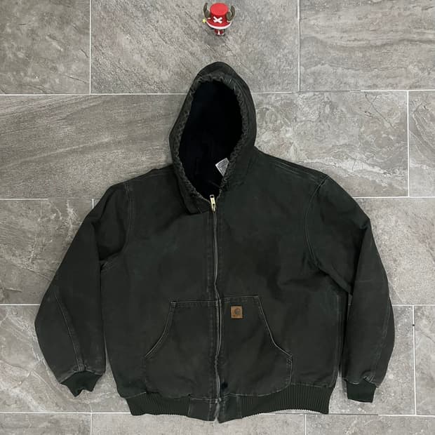 (XL) 칼하트 후드 덕 액티브 자켓 J130 MOS 모스그린