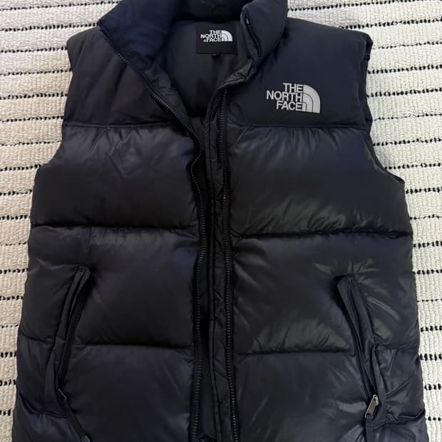노스페이스 700 눕시 패딩조끼 블랙 S