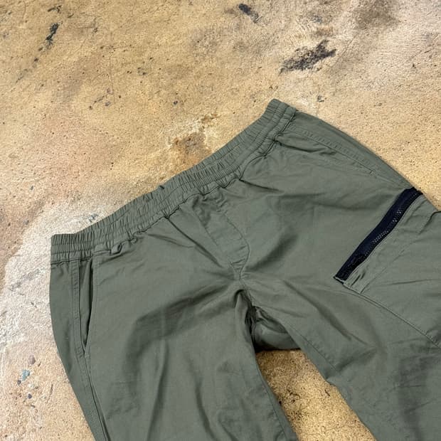 [정품] 카키색 밴딩 카고 조거팬츠 b19