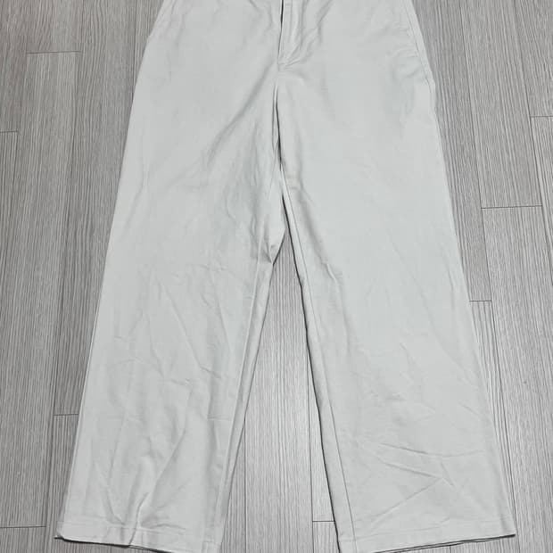 무신사스탠다드 와이드 치노팬츠 크림 30