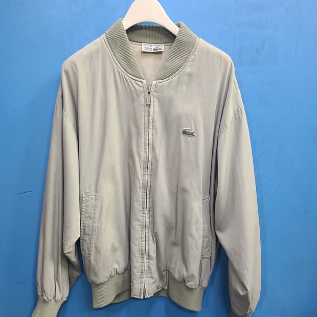 90s 빈티지 라코스테 봄버블루종항공자켓