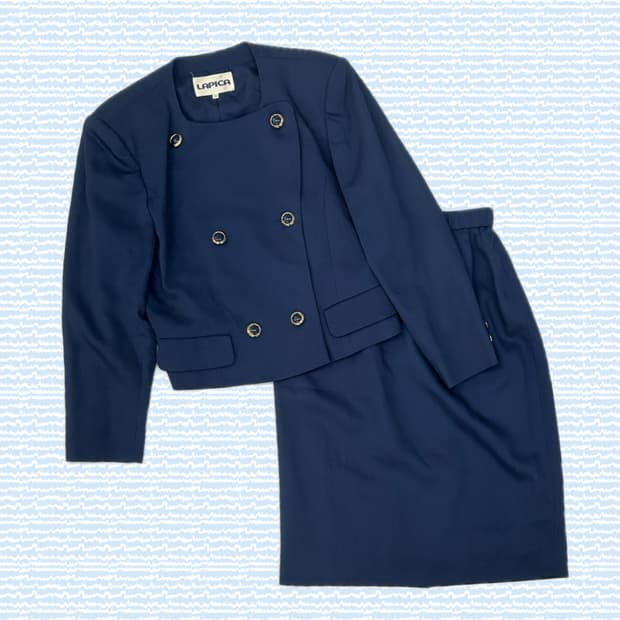 재팬 LAPICA 네이비 고딕풍 일본 빈티지 정장 교복 