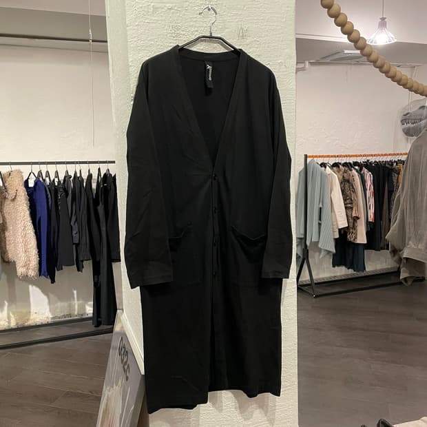 요지야마모토 롱 가디건