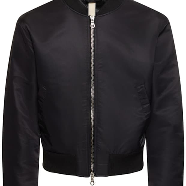 선플라워 릴렉스핏 봄버 자켓