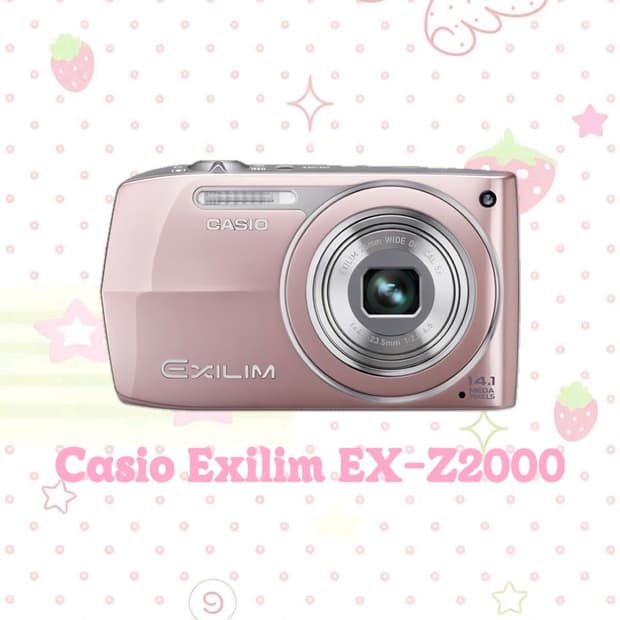 [한국어🍀/작례O] 카시오 엑슬림 EX-Z2000 디지털 카메라 디카