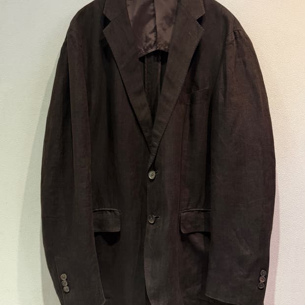 UNITED ARROWS Linen Brown Jacket