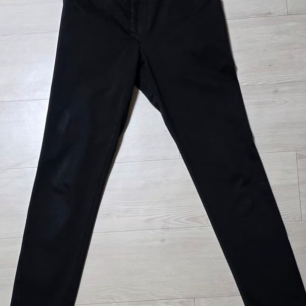 트렌짓 블랙코튼펜츠 xs(30)