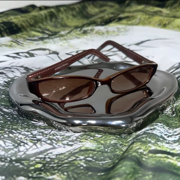 vintage Leather Sunglasses