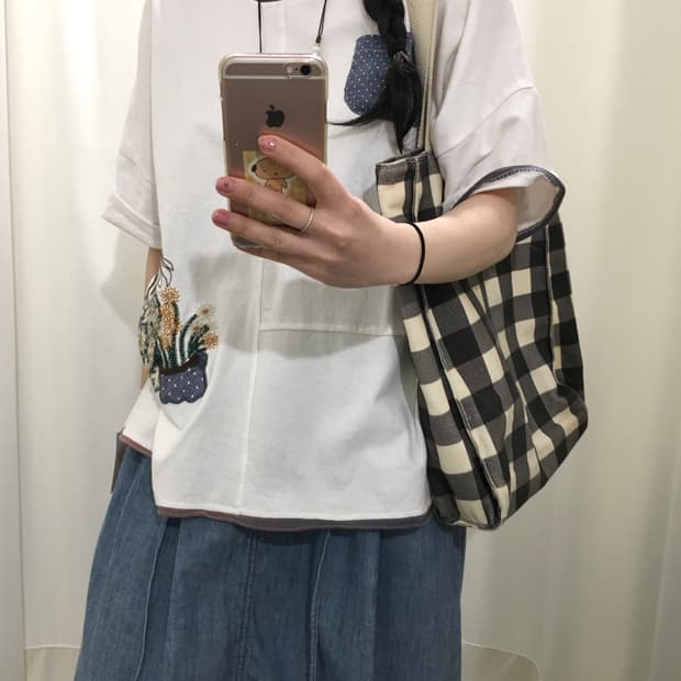 sawako patch t-shirt