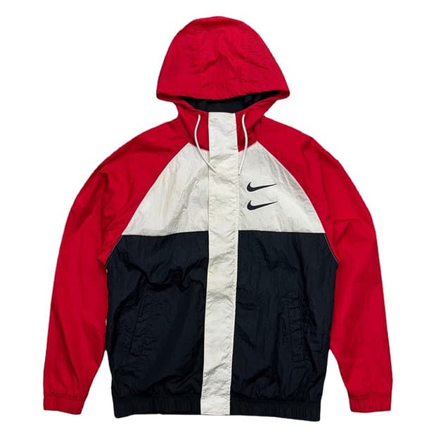 나이키 더블 스우시 우븐 후디 자켓 M