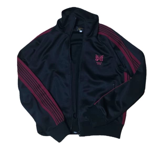 니들스 x TW 트랙 자켓 블랙 레드 1 size