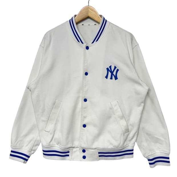 MLB 양키즈 코튼 바시티자켓 