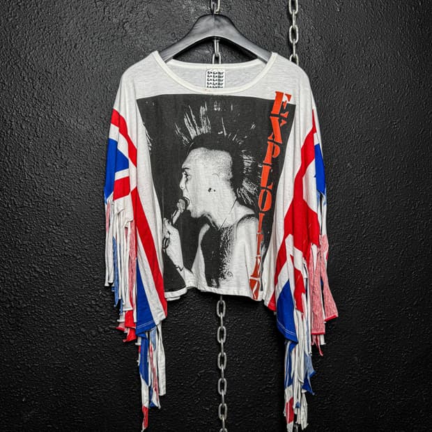The Exploited – Fringe Cut-off Punk Top 