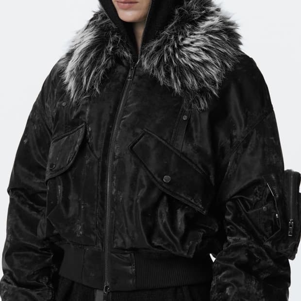 트리밍버드 Fur Collar MA-1 Jumper