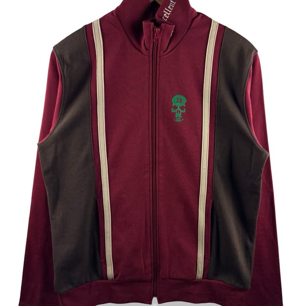 JPN 291295 옴므 스컬 버건디 트랙탑져지2852