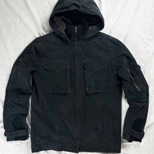 Dolce & Gabbana 블랙 후드 자켓