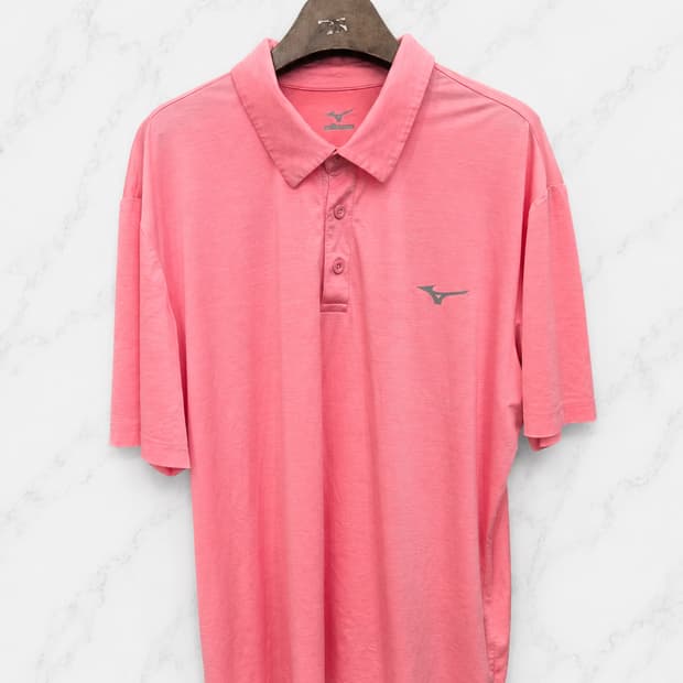 2XL,110 )) MIZUNO 미즈노 카라 반팔티셔츠! 색상 예뻐요~