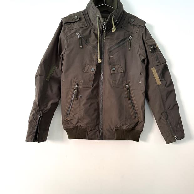 MA -1 flight high neck jacket / khaki