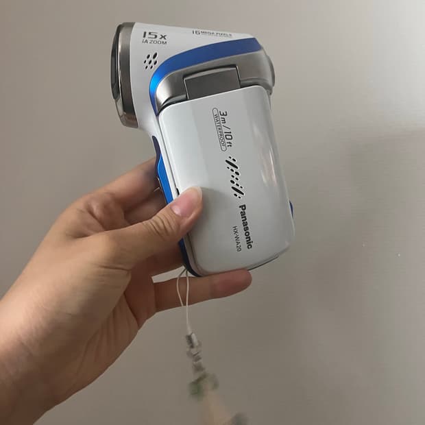 파나소닉 캠코더 & 디지털 카메라 화이트 블루