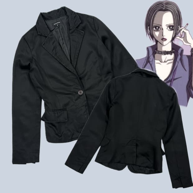 EGOIST 에고이스트 블랙 지뢰계 블레이저 자켓 마계 나나깔 고스로리