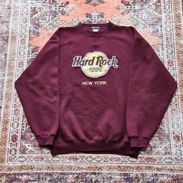 하드락카페 뉴욕 스웻셔츠 / 90년대