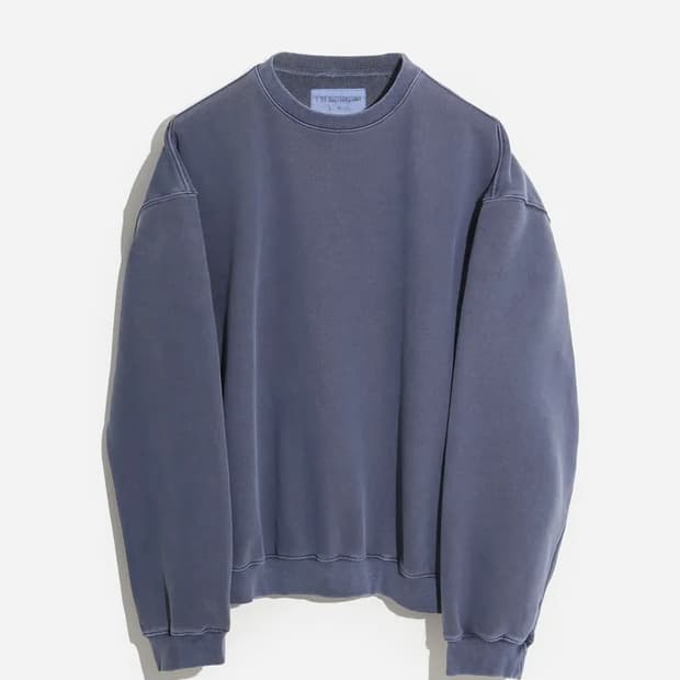 벌스데이수트 워싱맨투맨 L 팝 컬러 스웻 POP COLOR SWEAT (