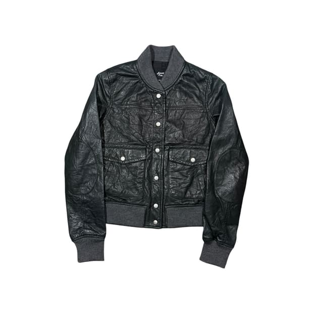 Another Edition 어나더 에디션 암패치 리얼레더 자켓