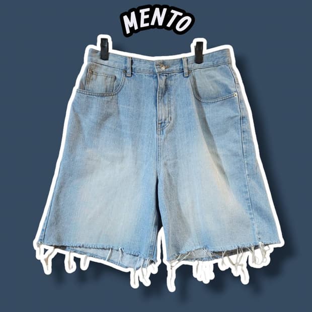 M/ MENTO 멘토 연청 반바지 /0722