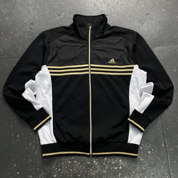 100 아디다스 검금 져지 